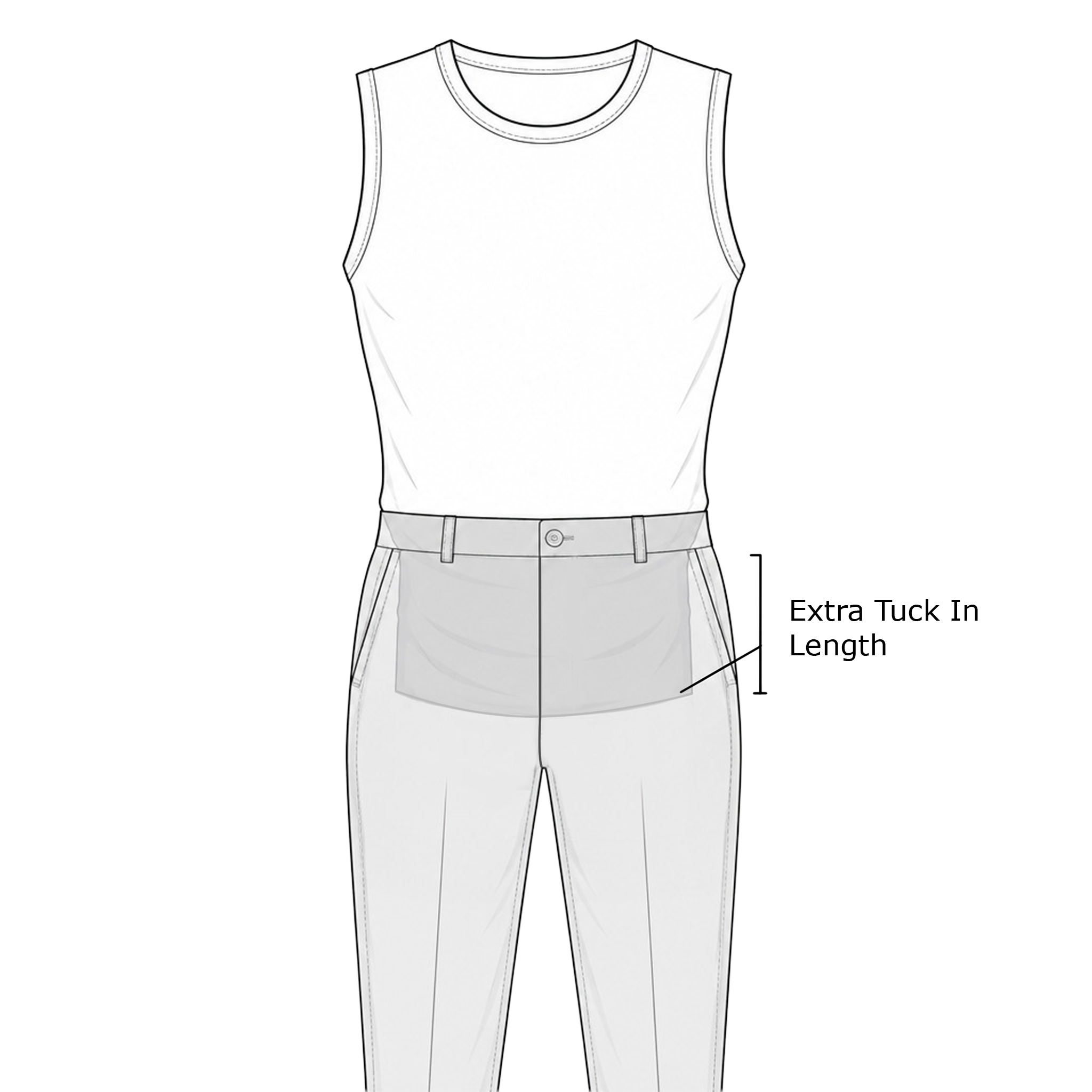 Round Neck T-Shirt Back
